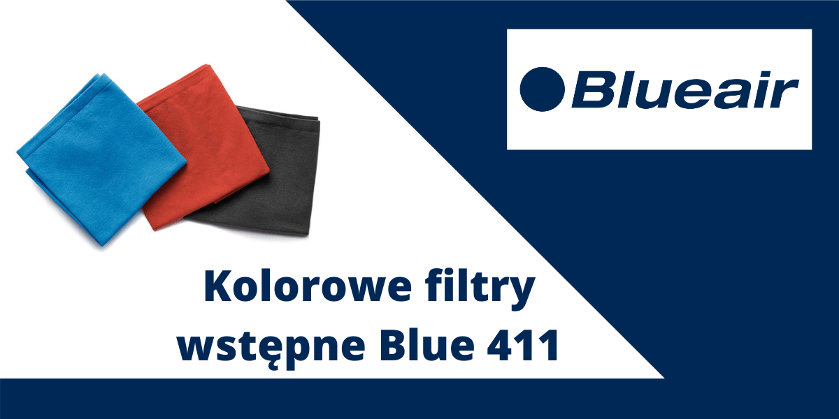 blueair 411 filtry wstępne kolorowe